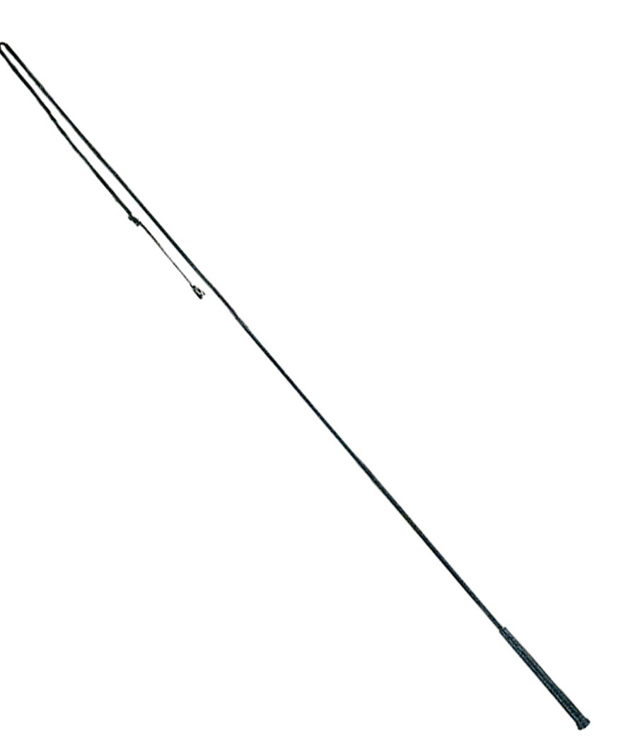 Marrone - Nylon-ummantelte Peitsche Mit Gummigriff 168 Cm