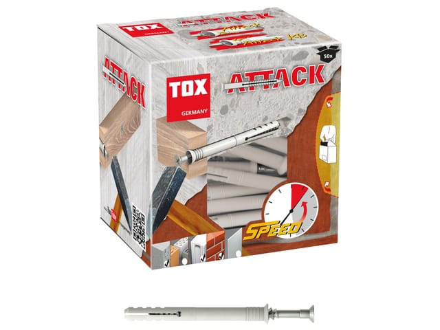 Nageldübel Attack 6x50 mm