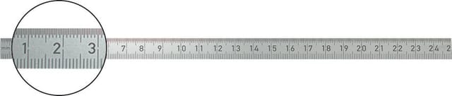 Stahlmassstab 1000x30 mm rostfr. - Format