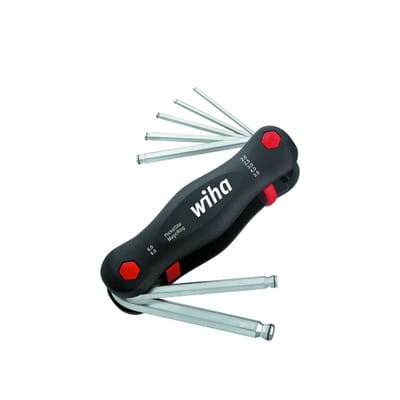Multitool Pocketstar® Sechskant-kugelkopf Magicring 7-tlg., Per Tastendruck Schneller Zugriff, Als Längs- Und Quergriff Einsetzbar, All-in-one Werkzeug (23031) - Wiha