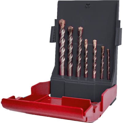 Hartmetall Steinbohrer - Satz 7 - teilig - Format