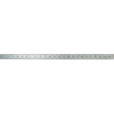 Biegsamer Stahlmassstab 150x13mm rostfrei Format