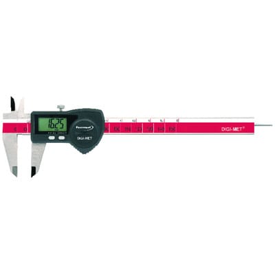 Digitaler Taschenmessschieber 150 mm mit rechteckigem Tiefenmaß - Format