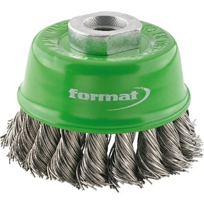 FORMAT Topfbürste Rostfrei M14 gezopft 65x0,50mm