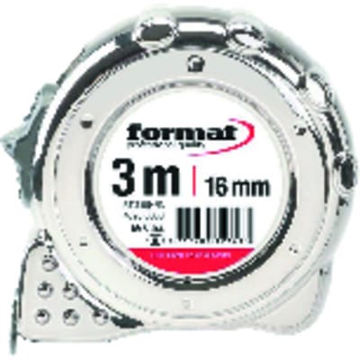 Taschenbandmaß verchromt 8 m x 25 mm - Format