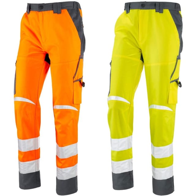 Postumia Warnschutzhose - s - Orange - Neri