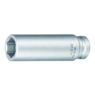 ASW - Kr.-Steckschlüssel-Einsatz 1/4' magnet. Schlüsselweit. 13mm Länge 50mm lang