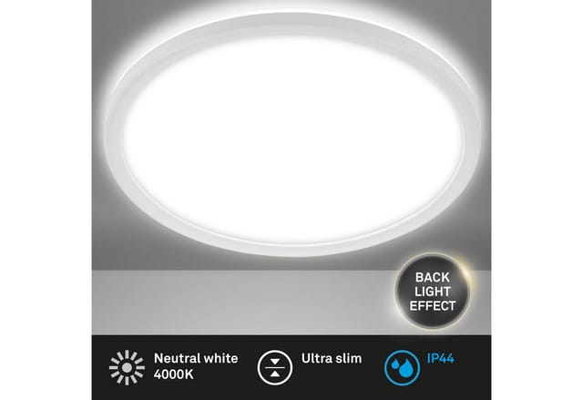Briloner - led Bad-Deckenleuchte, weiß, LED/18W