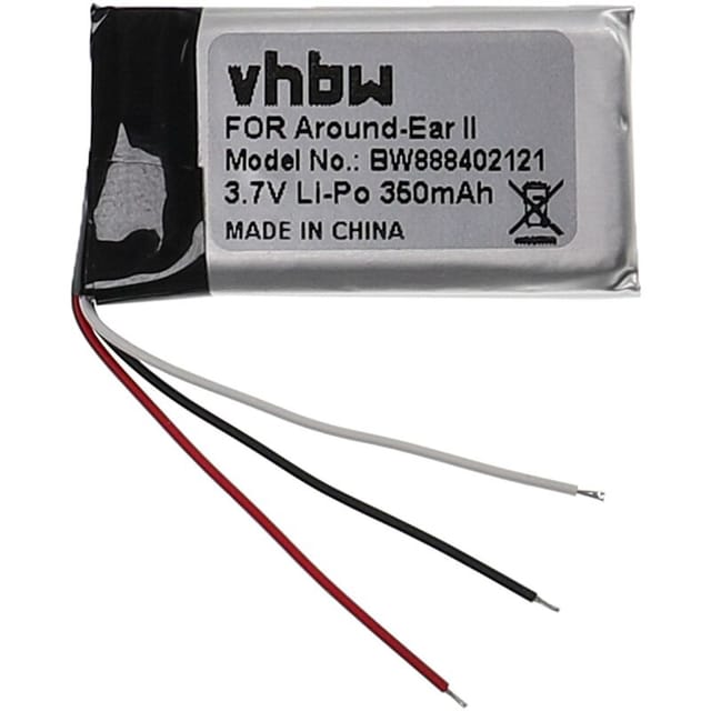 Vhbw - Akku Ersatz für Bose AHB571935PCT-01 für Wireless Headset Kopfhörer (350mAh, 3,7V, Li-Polymer)