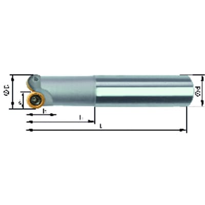 Kopierfräser zylindrisch D15mm Z2 160mm lang für RD.0702 Format