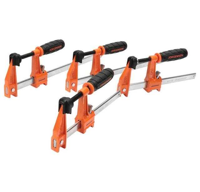 4er-Satz Mittelschwere Stahlklemmen (2-15 cm, 2-30 cm) Jorgensen 2391335 Spann-Weite (max.):30 mm Pr