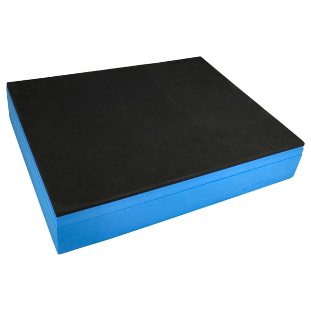 Schaumstoffeinlage kompatibel mit Bosch Sortimo L-Boxx Werkzeugkoffer - Hartschaum / PE-Schaumstoff, 60 mm, Blau, Anthrazit-Grau - Vhbw
