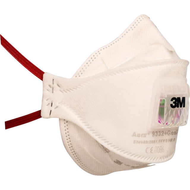 3M Aura 9332+GEN3 Feinstaubmaske mit Ventil FFP3 10 St.