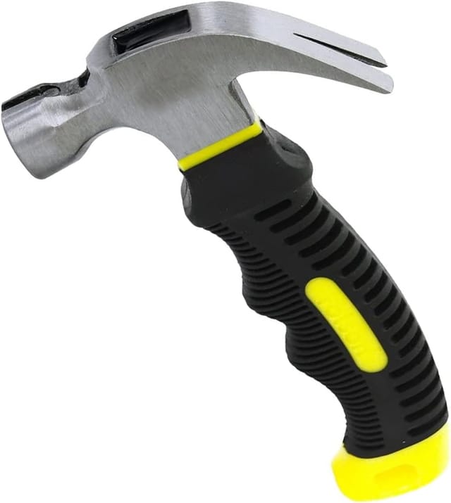 Tinor - 1 Stück Mini-hammer, Kleiner Hammer, Klauenhammer, Ergonomischer Weicher Gummigriff Mit Rutschfestem Magnetkopf, Geeignet Für Reparatur, Heimwerken, Holzbearbeitung