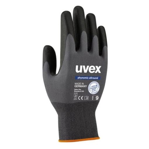 Uvex - phynomic allround 6004906 Nylon Arbeitshandschuh Größe (Handschuhe): 6 en 388 1 Paar