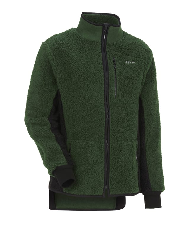 KOX - Faserpelzjacke Grün/Schwarz Größe 50/52