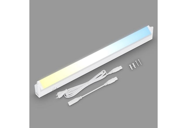 LED Unterbaulampe schwenkbar, CCT Unterbauleuchte Küche, Farbtemperatur einstellbar, Schrankleuchte, Weiß, 54,5 cm, 6,5 Watt, 800 Lumen