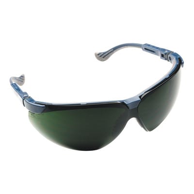 Schweißerbrille xc Rahmen blau Fogban-Scheibe IR5 EN166 EN169 - Honeywell