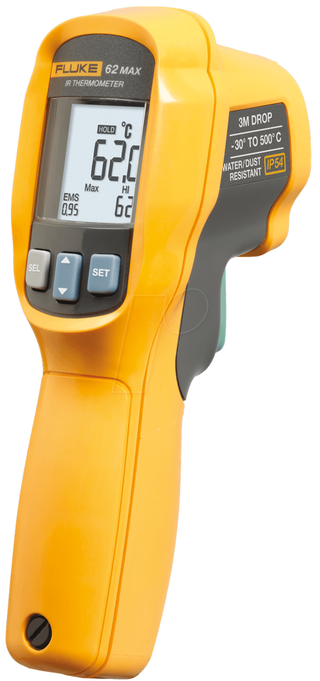 Fluke - 62 max Infrarot-Thermometer Optik 10:1 -30 - +500 °c
