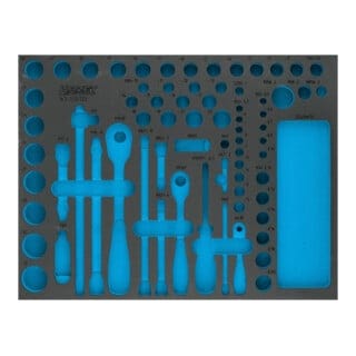 2-Komponenten Weichschaumeinlage 163-513L ∙ l x b: 519 mm x 392 mm