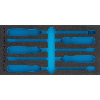 2-Komponenten Weichschaumeinlage 163-461L ∙ l x b: 342 mm x 172 mm
