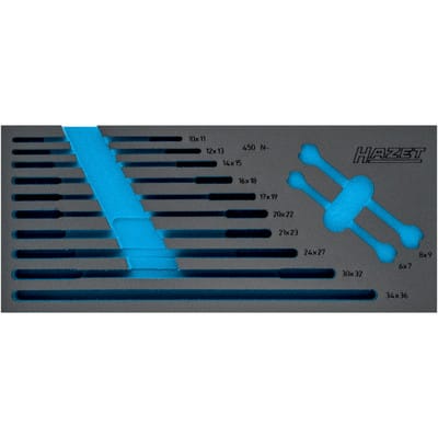 2-Komponenten Weichschaumeinlage 163-519L ∙ l x b: 392 mm x 172 mm