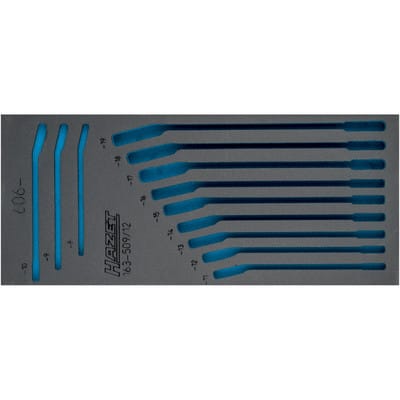 2-Komponenten Weichschaumeinlage 163-509L ∙ l x b: 392 mm x 172 mm