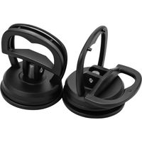 Fliti Ausbeulsauger, 5,8 Cm, Abs-kunststoff, Naturkautschuk, Schwarz, 2er-pack