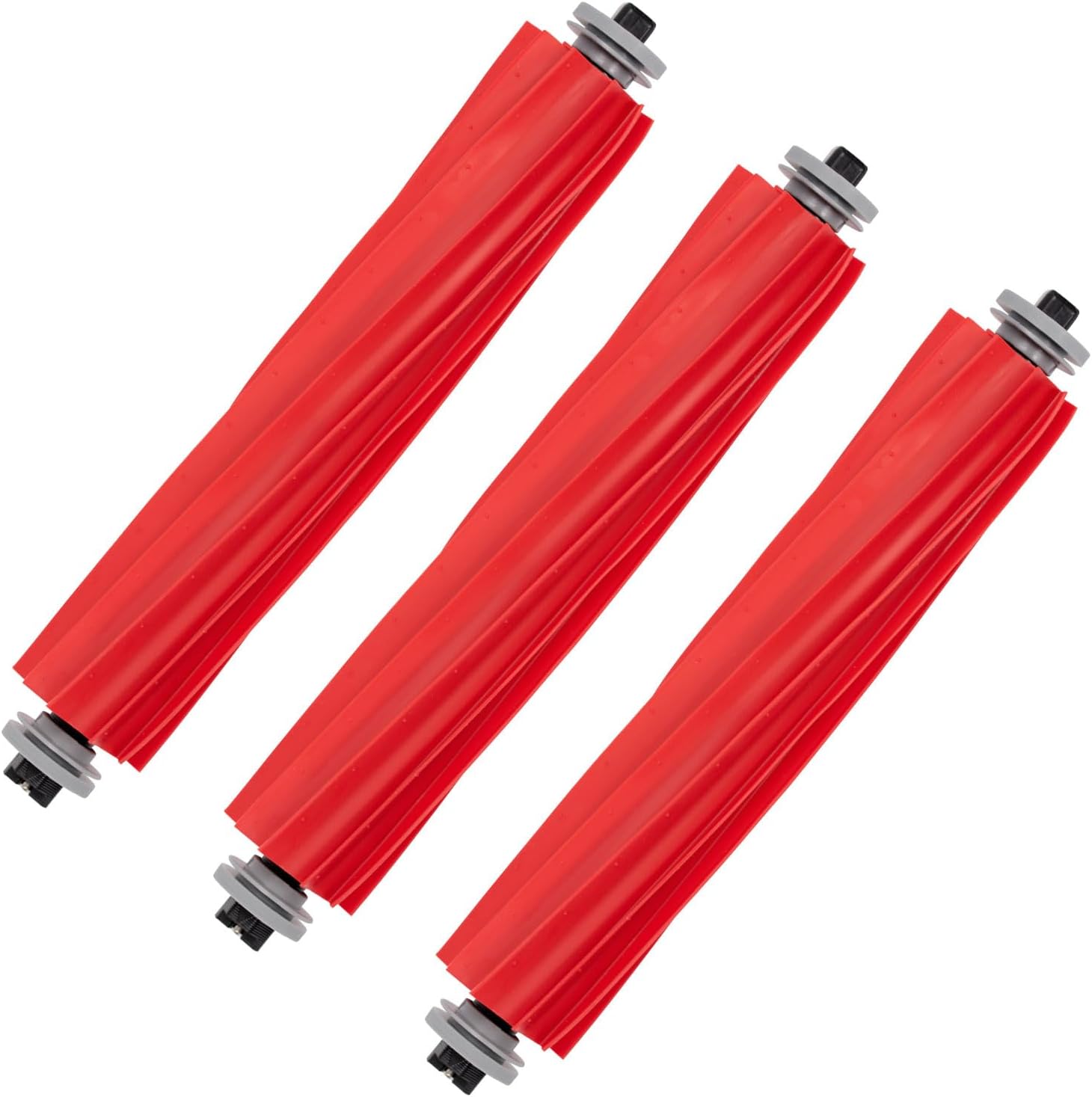 3 Stück Hauptbürste Zubehör Kompatibel Mit Roborock S7 Maxv Und Ultra/s7 Pro Ultra/q Revo Staubsauger, Ersatzteile Saugroboter Zubehör, Trennbare Rubber Duoroller-bürste