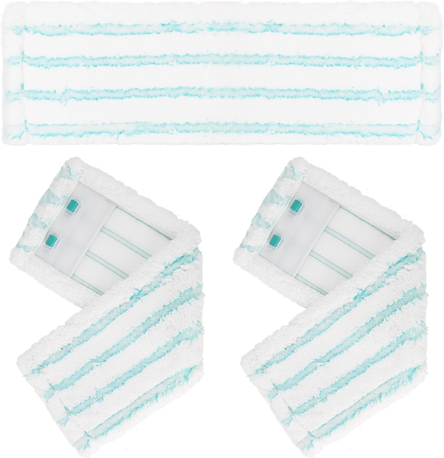 3-pack Ersatz Wischbezüge Für Leifheit Profi Xl Micro Duo, Bodenwischer Ersatzbezug Für Leifheit, Effiziente Mikrofaser Ersatzbezug Für Alle Hartböden