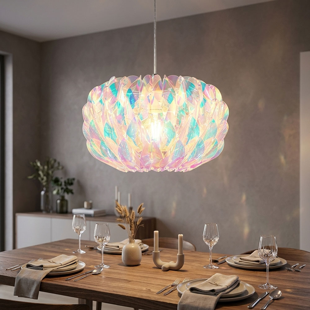 Led Hängelampe Pendelleuchte Wohnzimmerlampe Hängeleuchte Chrom Metall H 120 Cm