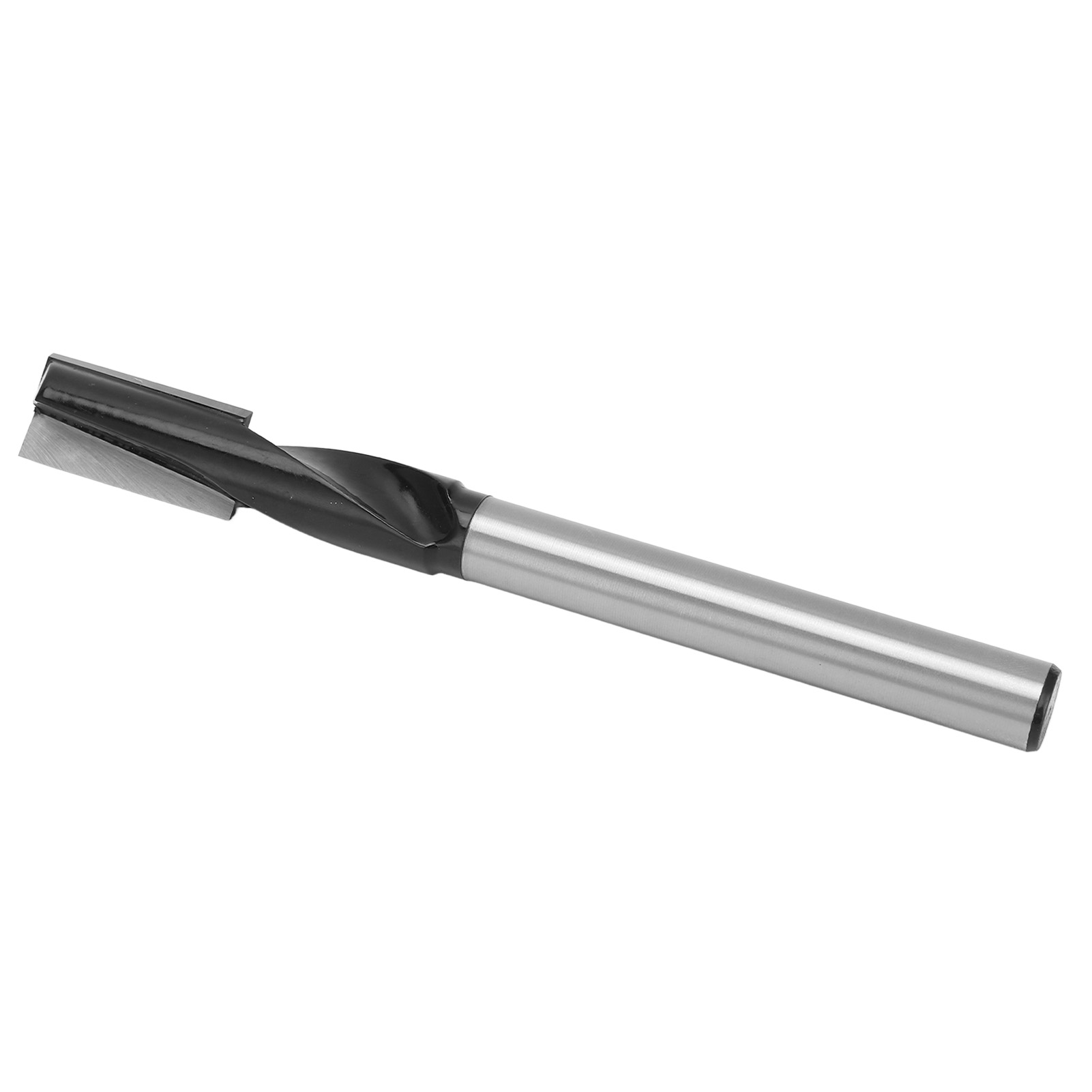 Schwarzer Spiralfräser Für Holzbearbeitung, Präzise, Schnell, Robust, Ptfe-beschichtet, Mit 1/2-zoll-schaft