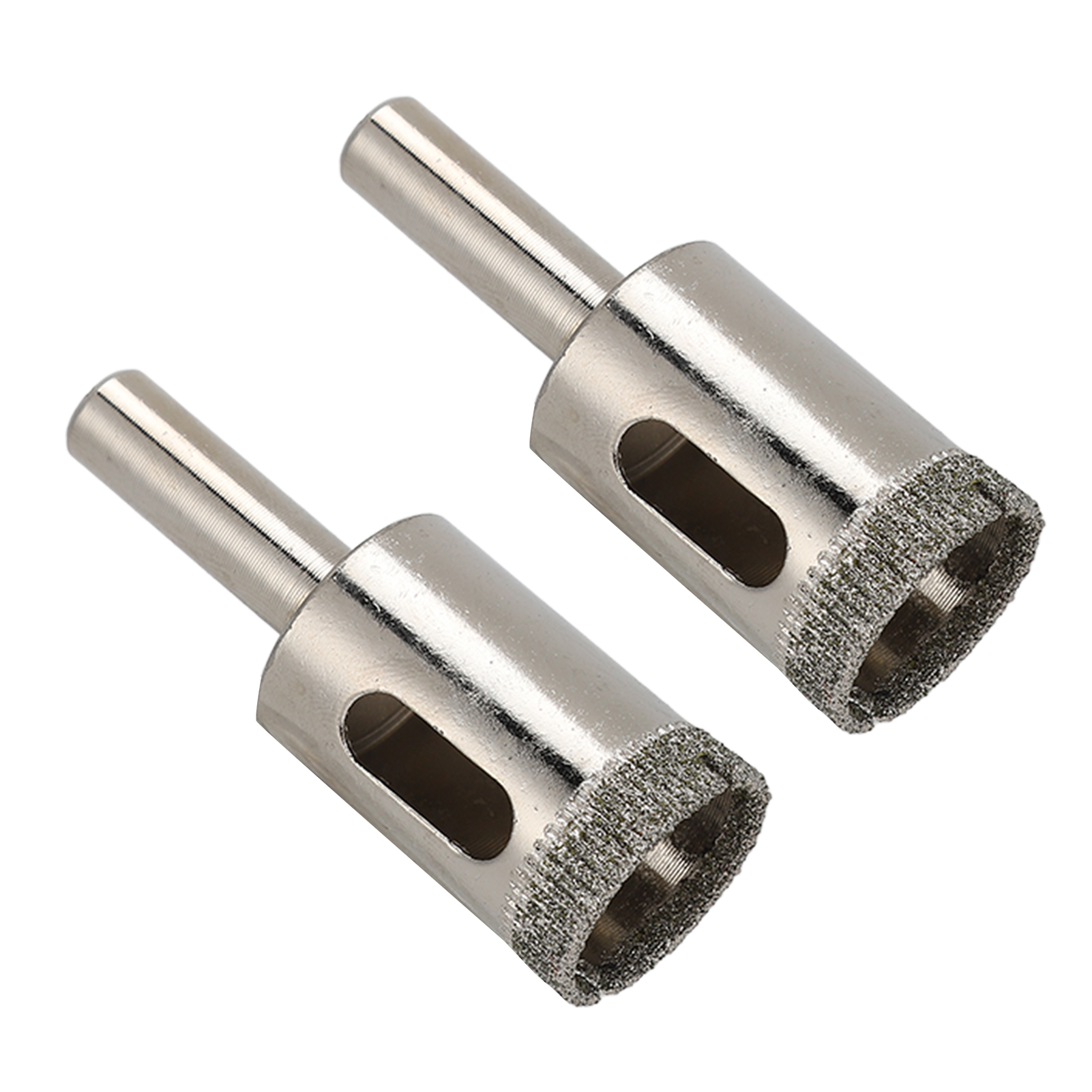 2-teiliges Set Mit 20-mm-diamantbohrern Und Rundschaft-lochsägen Für Glas, Marmor Und Keramikfliesen