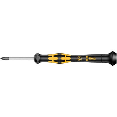 Wera 1550 PH Kraftform Micro 05030119001 ESD Kreuzschlitz-Schraubendreher PH 0 Klingenlänge: 40 mm