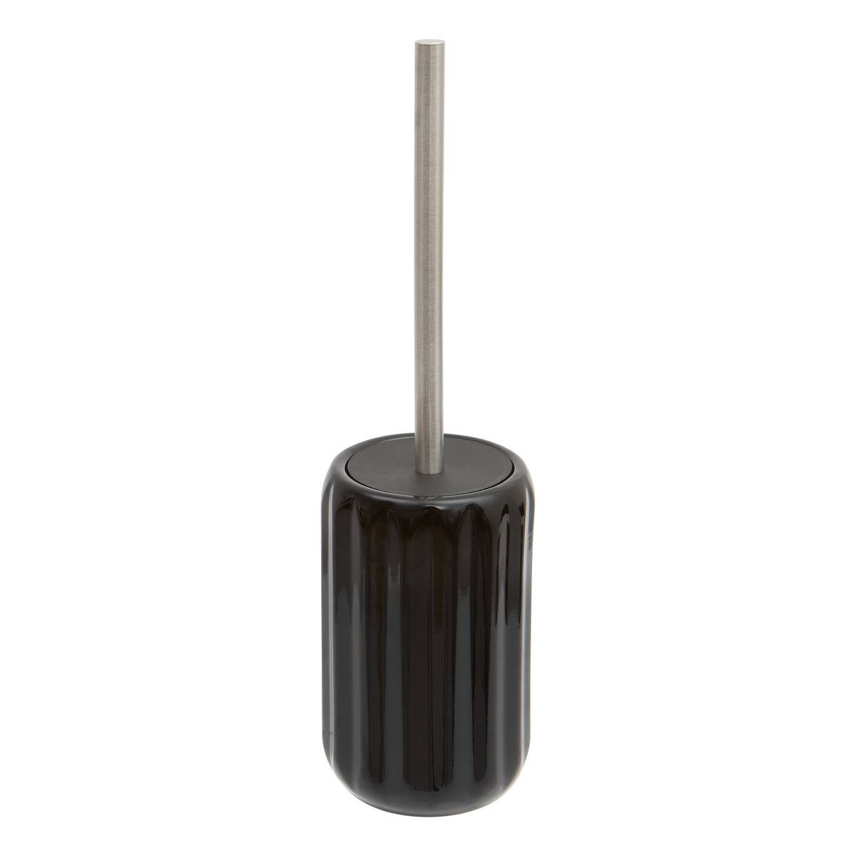 Colorama-wc-bürste Aus Keramik, H. 40 Cm, Schwarz - 5five