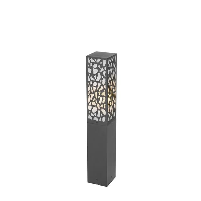Moderner Außenpfosten schwarz 60 cm IP44 - Nicole