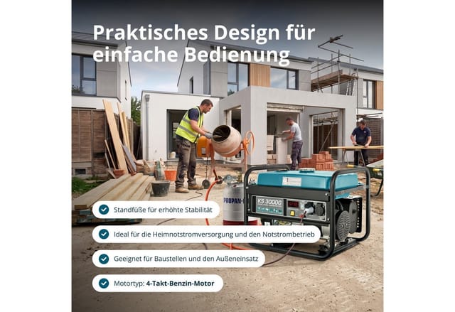 Könner&söhnen - LPG/Notstromaggregat benzin ' ' ks 3000G