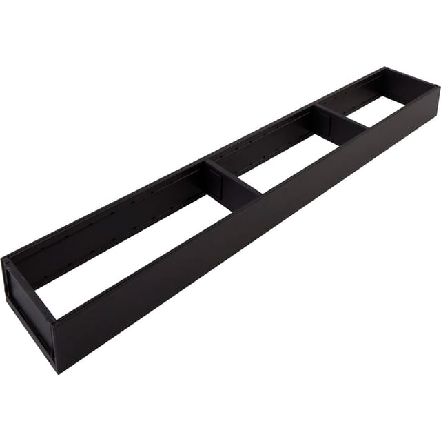 Ambia-line Schubkastenrahmen schmal 100mm, NL650mm, Stahl carbonschwarz matt - Blum