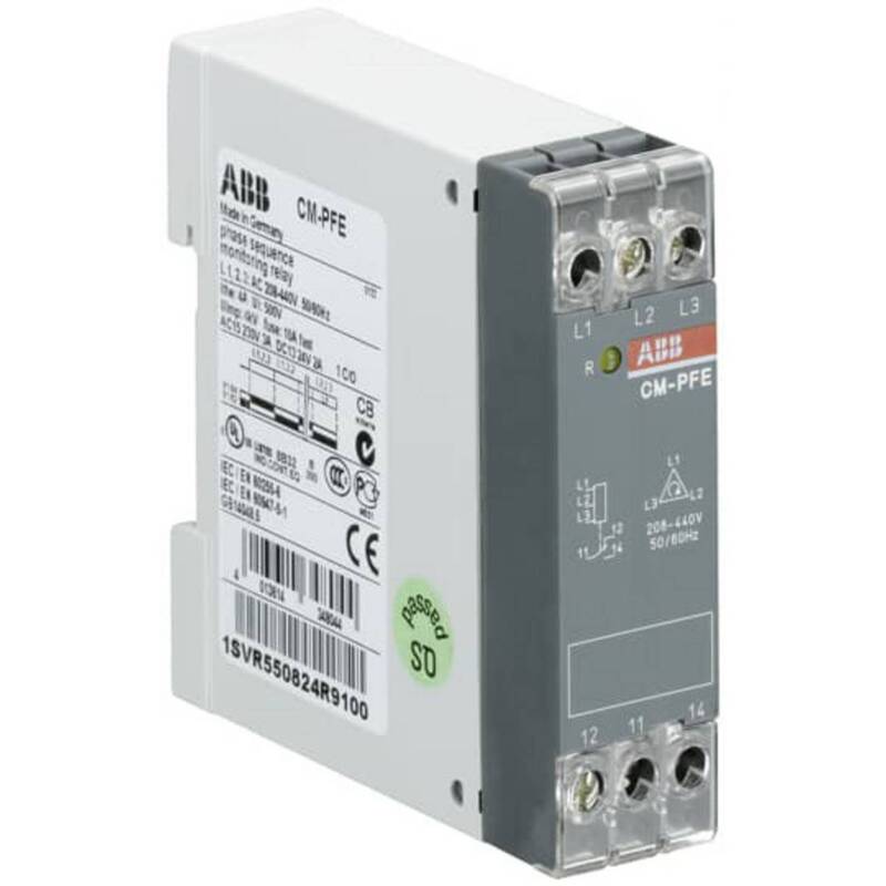 [neuwertig] B-ware Abb Überwachungsrelais Cm-pfe 1svr550824r9100 Schütz 1 Relais-ausgang Ip20
