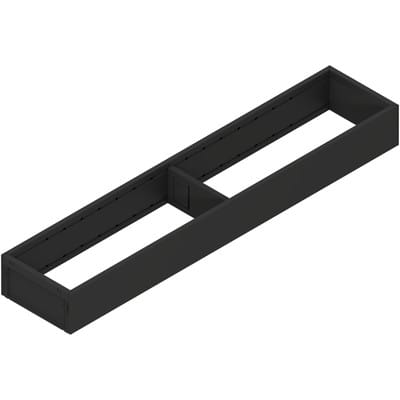 Ambia-line Schubkastenrahmen schmal 100mm, NL500mm, Stahl carbonschwarz matt - Blum