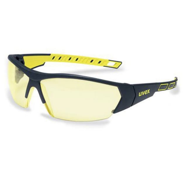 Uvex - Schutzbrille i-works 9194 - verschiedene Ausführungen - Farbe:anthrazit-gelb / amber