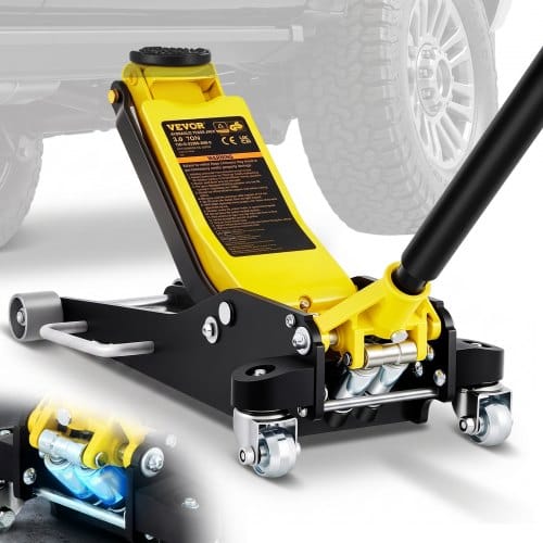 Vevor Rangierwagenheber 3 T Tragkraft Hydraulischer Wagenheber, 500-90 Mm Autoheber Aus Aluminium & Stahl, Heber Ständer 99 Mm Durchmesser, Scherenwagenheber Für Suvs, Geländewagen & Werkstatt Usw.