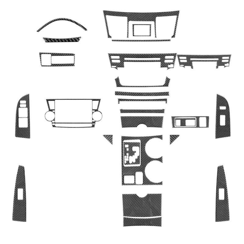 Dekorativer Aufkleber Für Die Schaltkulisse Aus Kohlefaser, Geeignet Für Toyota Highlander Interieur-modifikationsteile (modelle 2009-2013)