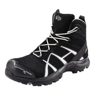 Haix - Sicherheitsstiefel Safety 40 mid black-silver S3 Gr. 43 (Uk 8,5)