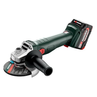 Metabo - w 18 7-125 Akku Winkelschleifer 18 v 125 mm + 2x Akku 4,0 Ah + Ladegerät + x ( 602371510 )