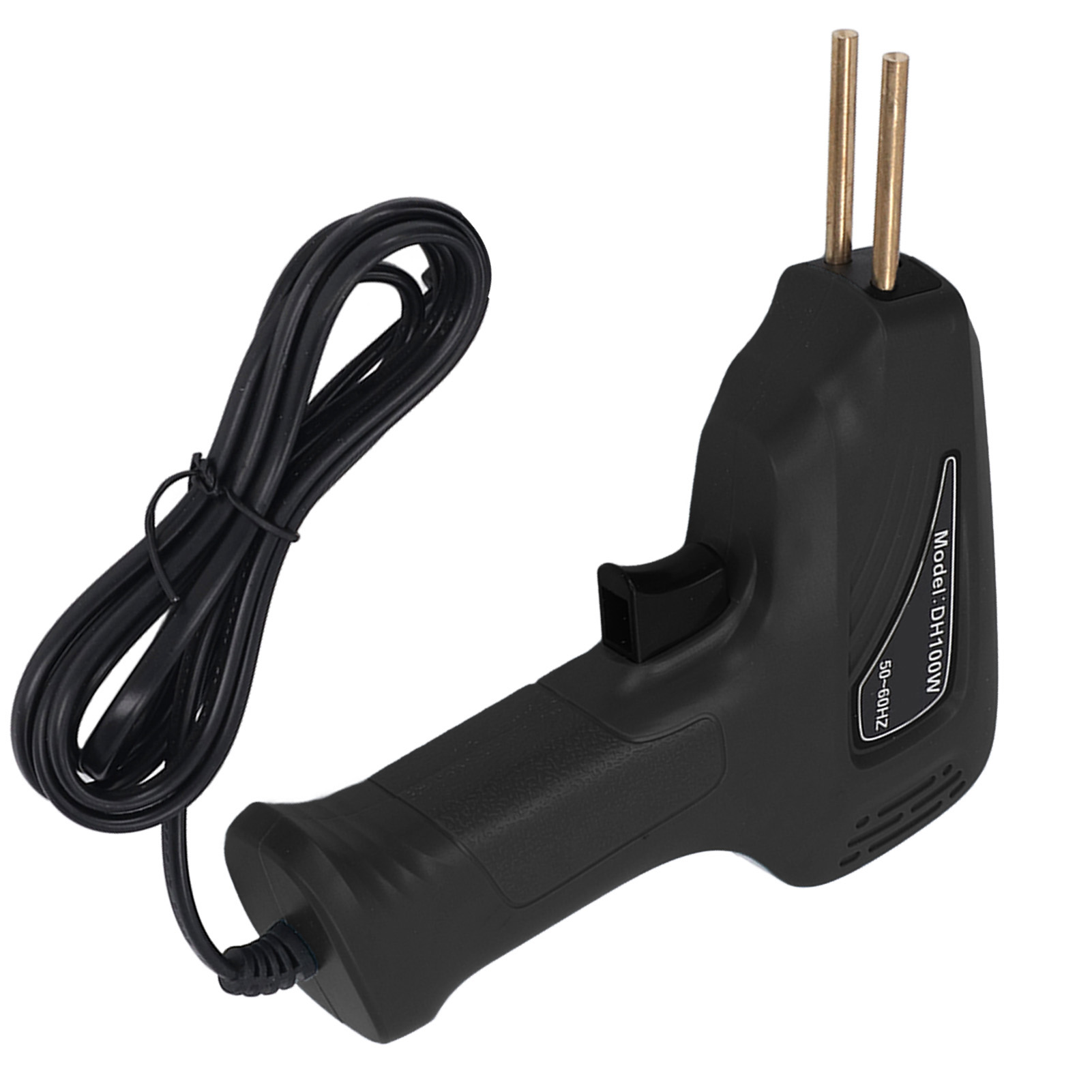Kunststoffschweißgerät Mit Hochleistungstacker, Stoßstangenreparaturset, Heißluftschweißgerät, 200–240 V, Schwarz, Eu-stecker