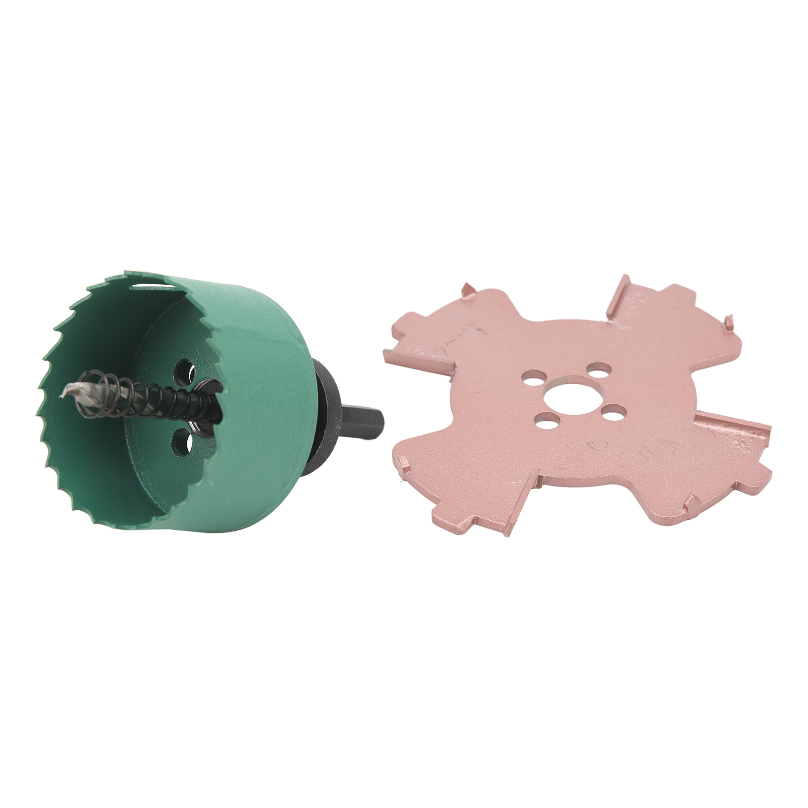 Set Mit 3 Läppbohrern Mit Pilotloch, Sechskant-zentrierbohrer, Randlosem Lochschneider, 65 Mm (2,6 Zoll) Bohrer