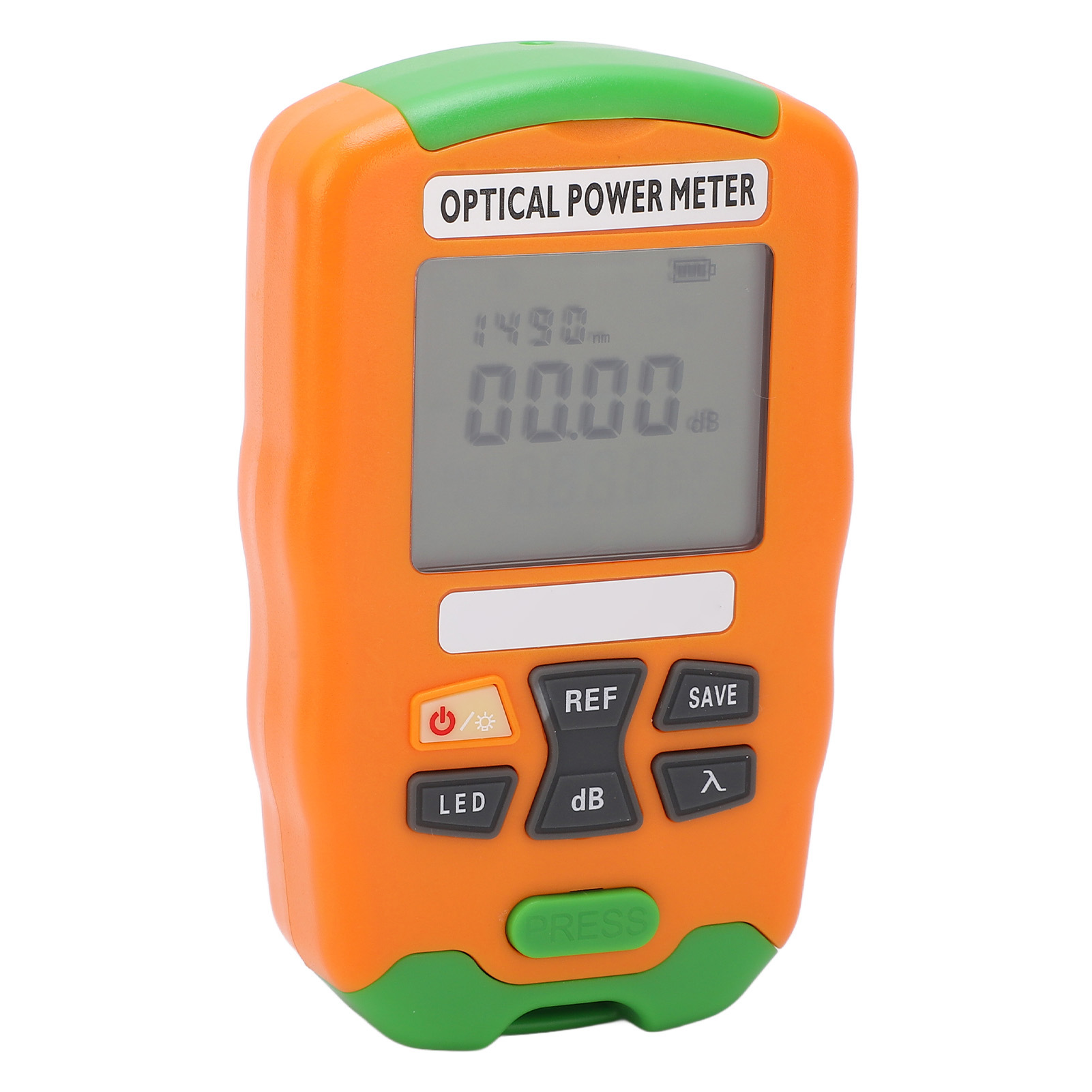 Orange Mini-lwl-leistungsmesser – Robustes Und Präzises Lwl-testgerät, Schnelle Messung Von -70 Bis +10 Dbm