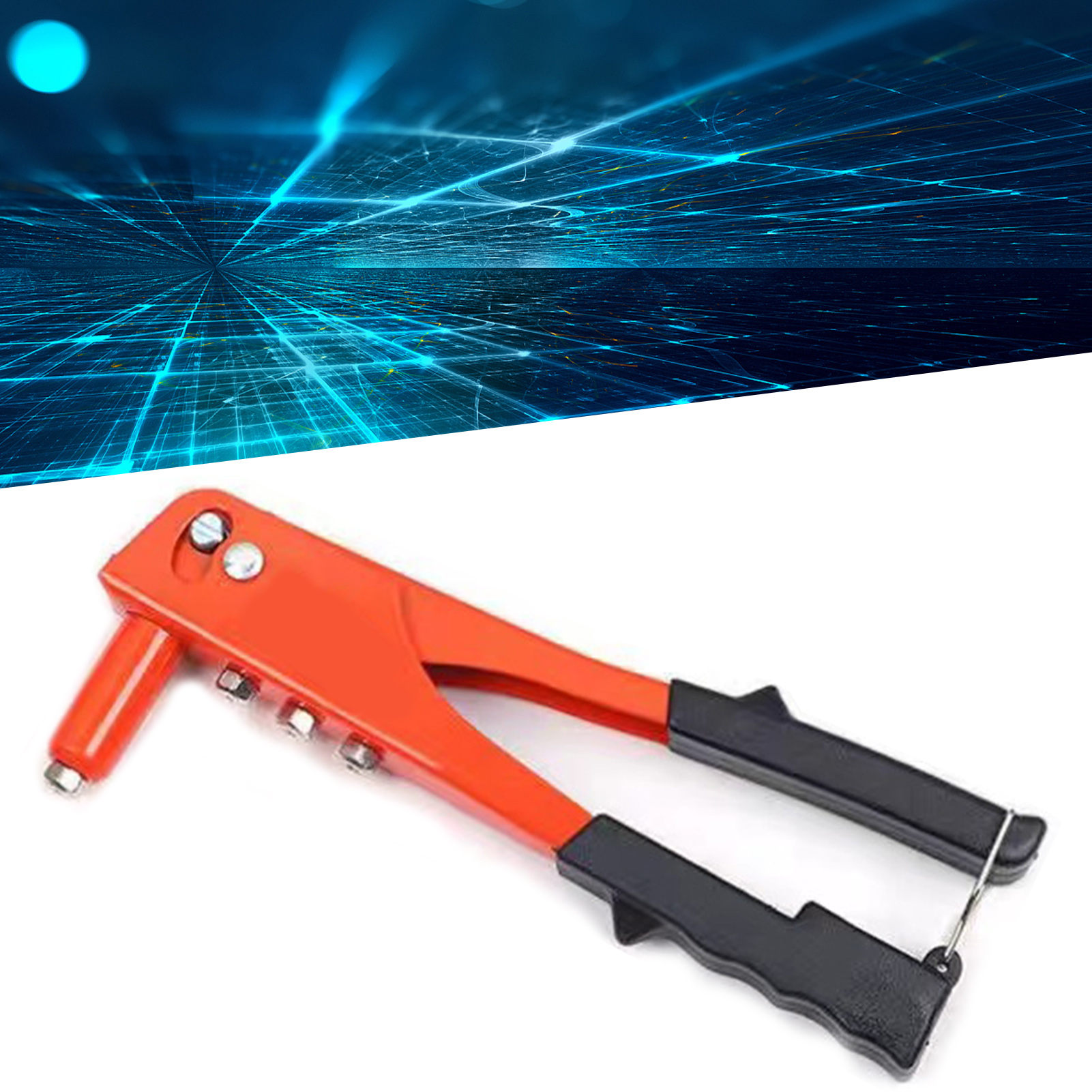 Ergonomische Manuelle Nietpistole Aus Aluminiumlegierung, Doppelgriff-nietset Für Türen Und Fenster, Nietsetzwerkzeug, Handcrimpset