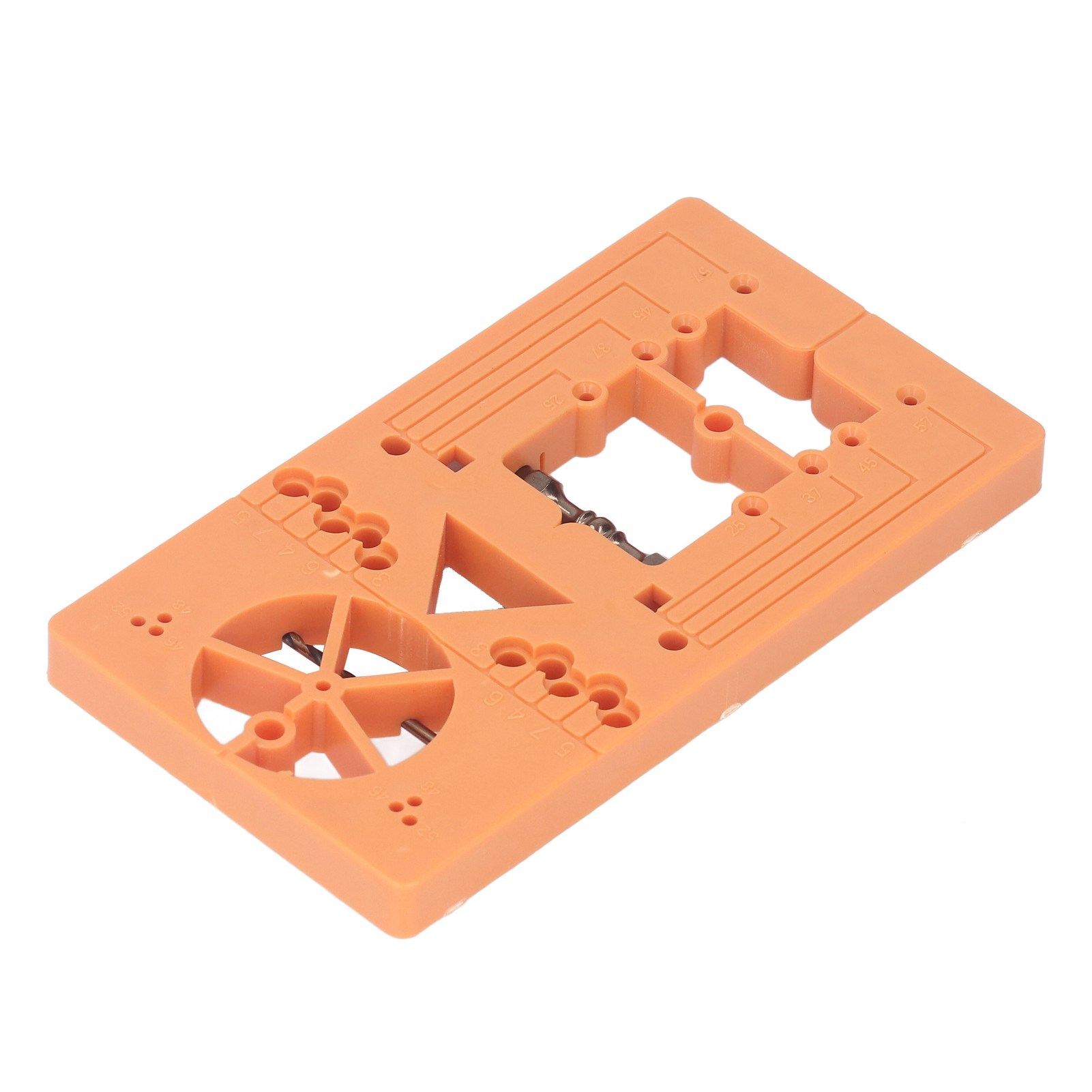 Set Mit 5 Lampenschneidern Aus Legiertem Stahl Inklusive Bohrschablone Für 35-mm-scharniere, Holzbearbeitungswerkzeug Für Holz Und Kunststoff, Präzise Positionierungshilfe